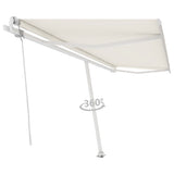 Vidaxl Luifel - Crème automatique 500x350 cm