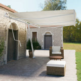 Vidaxl Luifel - Crème automatique 600x350 cm