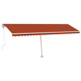 Vidaxl Luifel - Free - Automatique 600x350 cm et marron