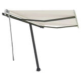 Vidaxl Luifel détaché étend manuellement la crème 300x250 cm -colore