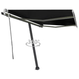 Vidaxl Luifel détaché étend manuellement l'anthracite 300x250 cm