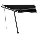 Vidaxl Luifel détaché étend manuellement l'anthracite 300x250 cm