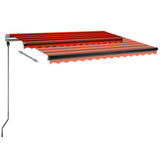 Vidaxl Luifel - Free - Automatic 300x250 cm CM et brun