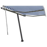 Vidaxl Laifel détaché retire manuellement 350x250 cm bleu et blanc