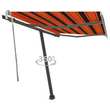Vidaxl Laifel détaché retire manuellement 350x250 cm brun orange
