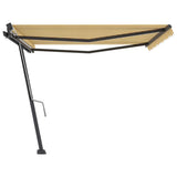 Vidaxl Laifel détaché étend manuellement 400x300 cm jaune et blanc