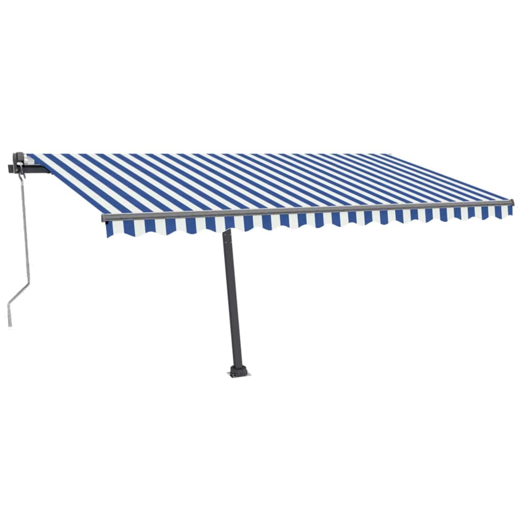 Vidaxl Laifel Free - Automatic 400x300 cm Bleu et blanc