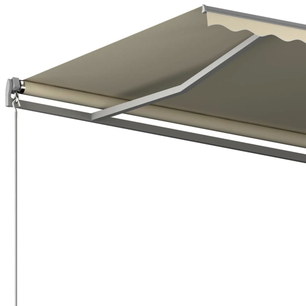 Vidaxl Luifel - Crème automatique de 400x300 cm