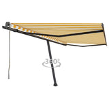 Vidaxl Luifel - Free - Automatic 400x300 cm jaune et blanc