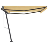 Vidaxl Luifel - Free - Automatic 400x300 cm jaune et blanc