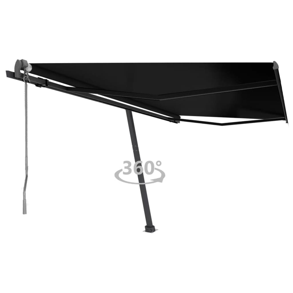 Vidaxl Luifel - Anthracite automatique 400x300 cm