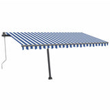 Vidaxl Luifel - Free - Automatic 450x300 cm CM et blanc