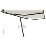 Vidaxl Luifel - Crème automatique de 450x300 cm