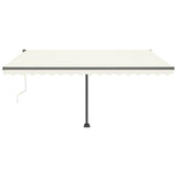 Vidaxl Luifel - Crème automatique de 450x300 cm