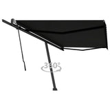 Vidaxl Luifel détaché étend manuellement l'anthracite 500x300 cm