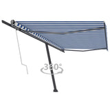 Vidaxl Laifel Free - Automatic 500x300 cm Bleu et blanc