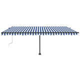 Vidaxl Laifel Free - Automatic 500x300 cm Bleu et blanc