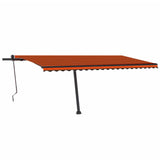 Vidaxl Laifel GRATUITE - Automatique 500x300 cm Orange et brun