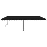 Vidaxl Luifel détaché étend manuellement l'anthracite 600x300 cm