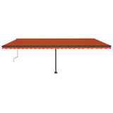 Vidaxl Laifel gratuite - 600x300 cm d'orange et marron
