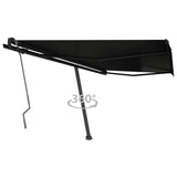 Vidaxl Luifel détaché étend manuellement l'anthracite 400x350 cm