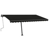 Vidaxl Luifel détaché étend manuellement l'anthracite 400x350 cm