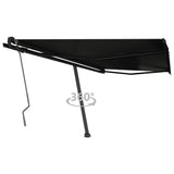 Vidaxl Luifel détaché étend manuellement l'anthracite 450x350 cm