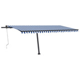 Vidaxl Laifel GRATUITE - Automatique 500x350 cm Bleu et blanc