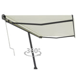 Vidaxl Luifel - Crème automatique 500x350 cm