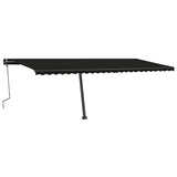 Vidaxl Luifel détaché étend manuellement l'anthracite 600x350 cm