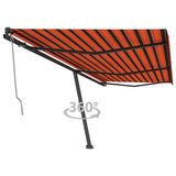 Vidaxl Luifel - Free - Automatique 600x350 cm et marron
