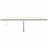Vidaxl Luifel Automatique avec led et capteur de vent 600x350 cm couleur crème
