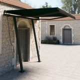 Vidaxl Luifel a automatiquement extensible avec des poteaux de couleur anthracite de 3x2,5 m