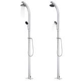 Vidaxl Douche extérieure avec base grise 220 cm en aluminium