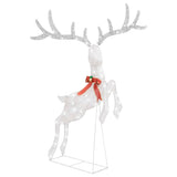 Décorations de Noël vidaxl volant le renne froid blanc 120 LEDS blanc