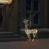Vidaxl Christmas Decorations Rendeer 140 LEDS 120 cm Acrylique Multi-Color