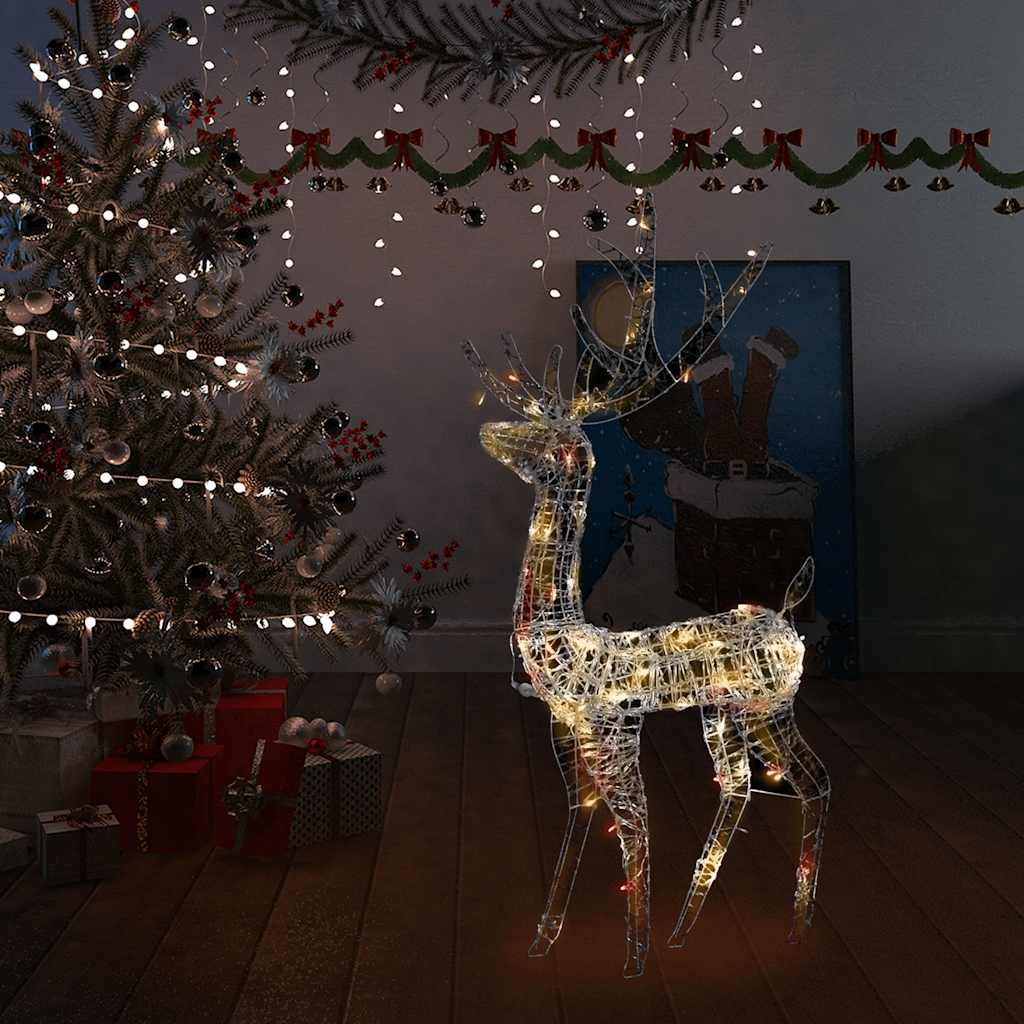 Vidaxl Christmas Decorations Rendeer 140 LEDS 120 cm Acrylique Multi-Color