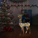 Vidaxl juledekorationer Reindeer 140 LED'er 120 cm akryl Multi -farvet