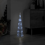Vidaxl Cone léger LED décoratif blanc froid blanc 60 cm acrylique