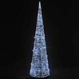 Vidaxl Cône léger LED Cold Cold White 90 cm Acrylique