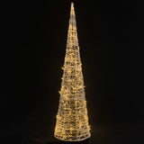 Vidaxl Cone léger LED décoratif blanc chaud blanc 120 cm acrylique