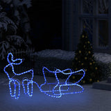 Vidaxl Decoration Reindeer e Slee 252 LED