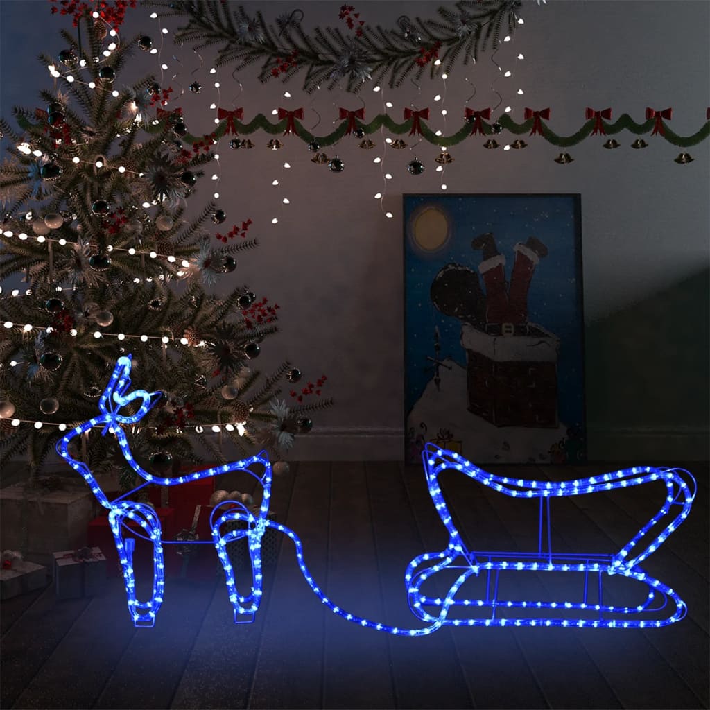 Vidaxl Decoration Reindeer e Slee 252 LED