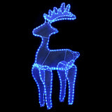 Vidaxl Christmas Decorations Reindeer avec Mesh 306 LEDS 60X24X89 CM