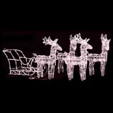 Vidaxl Christmas Decoration Rendeer et SLED 280x28x55 cm acrylique