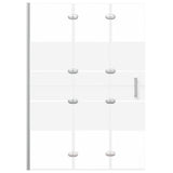Enceinte de douche Vidaxl 100x140 cm ESG blanc