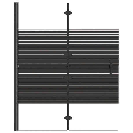 Enceinte de douche vidaxl 100x140 cm ESG noir
