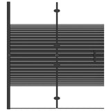 Vidaxl Shower Lainose Clunsable 120x140 cm esg czarny