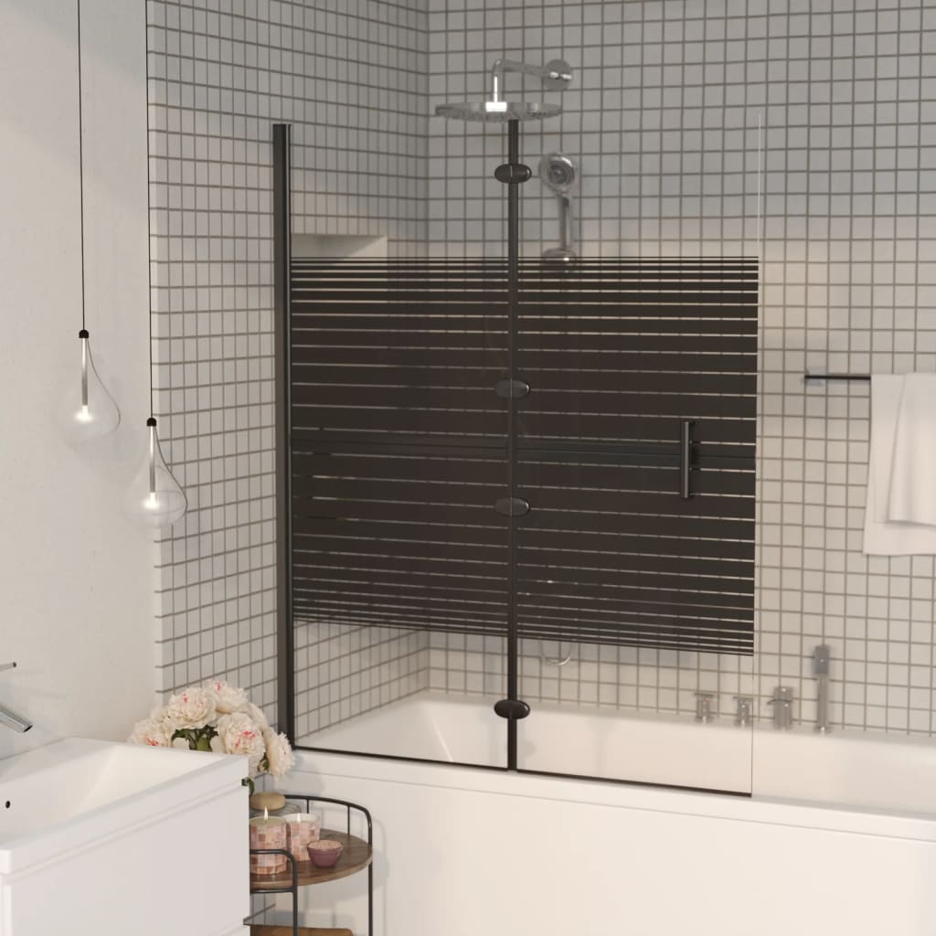 Vidaxl Shower Lainose Clunsable 120x140 cm esg czarny