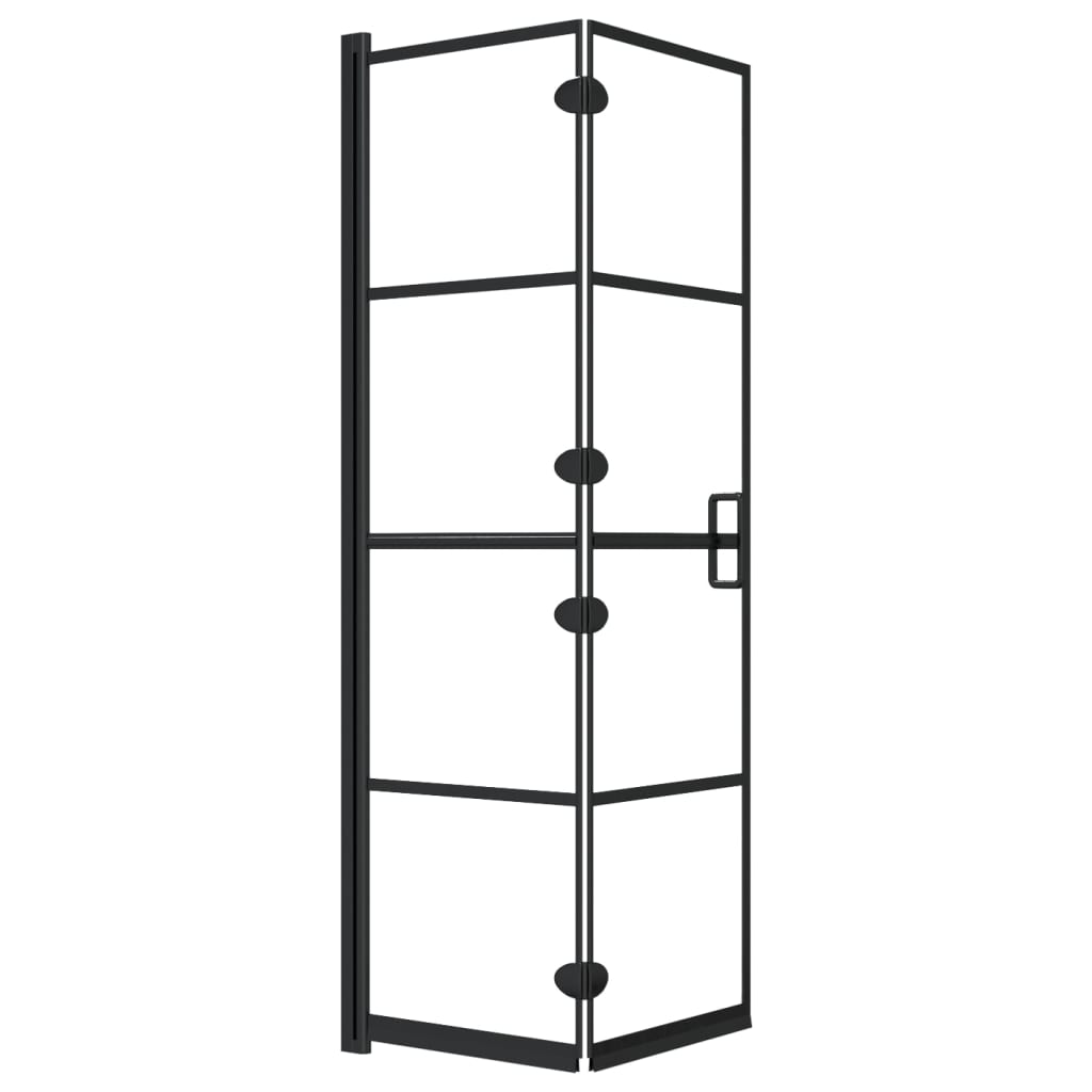 Vidaxl shower enclosure Collapsible 80x140 cm Black